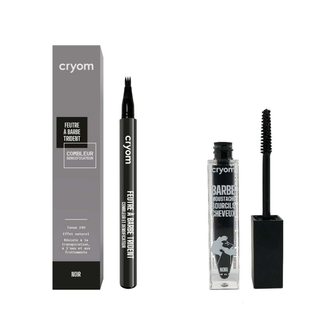Routine barbe : feutre Trident + correcteur