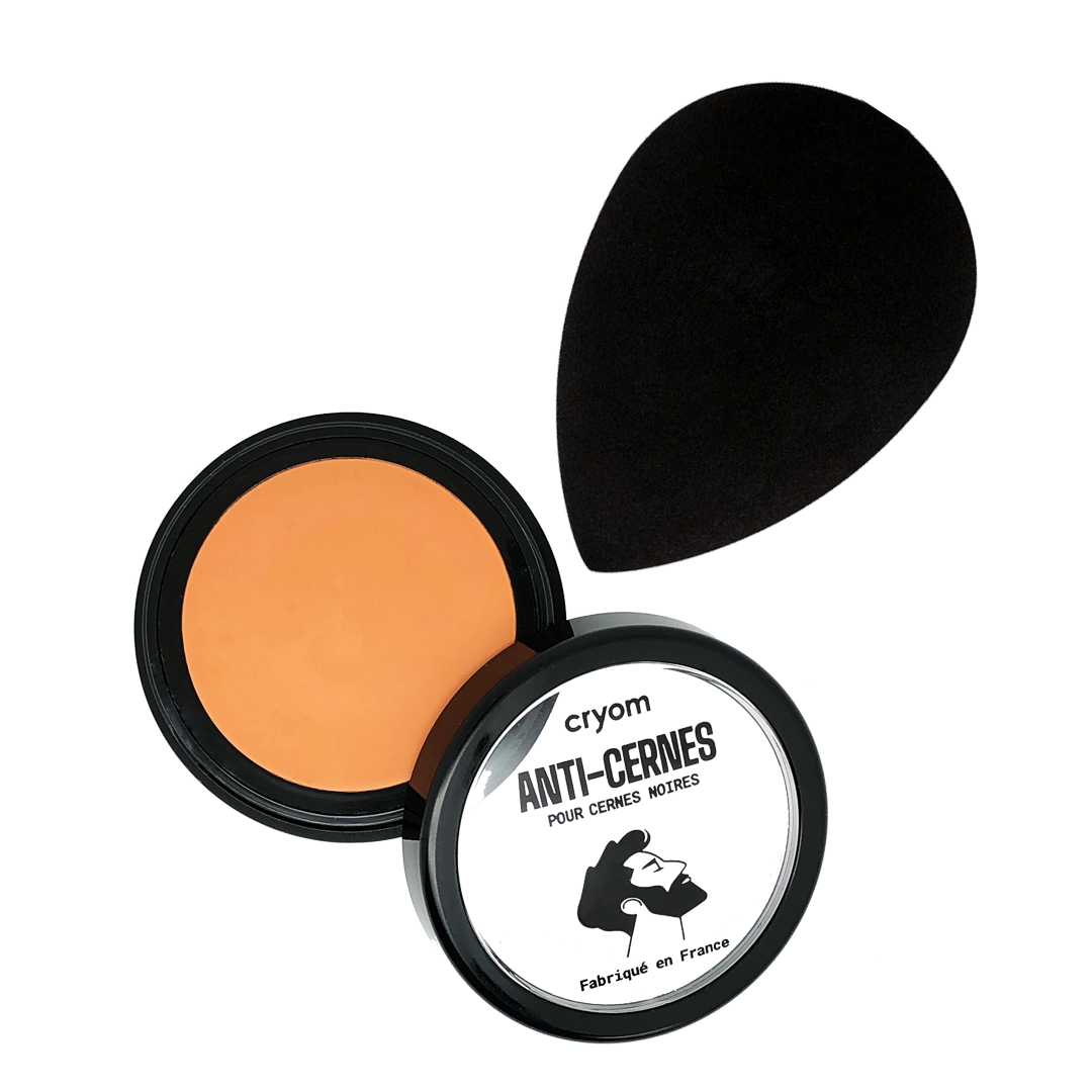 Kit anti-cernes pour cernes noirs : Correcteur + Applicateur Mousse