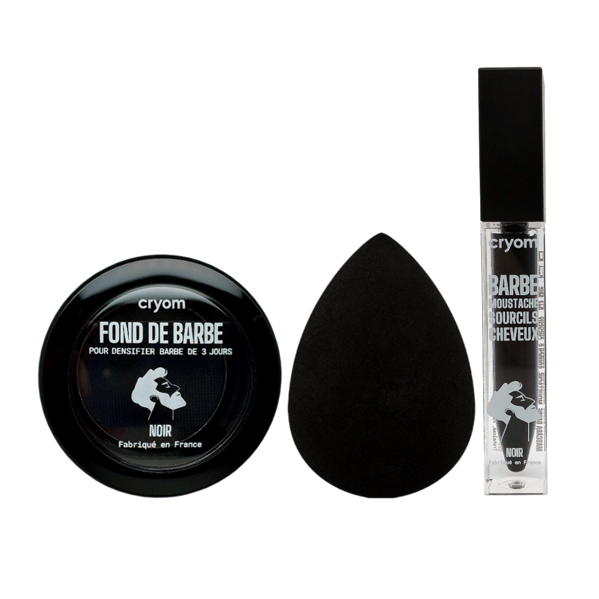Routine barbe 3 jours : Kit fond de barbe + correcteur de couleur de barbe