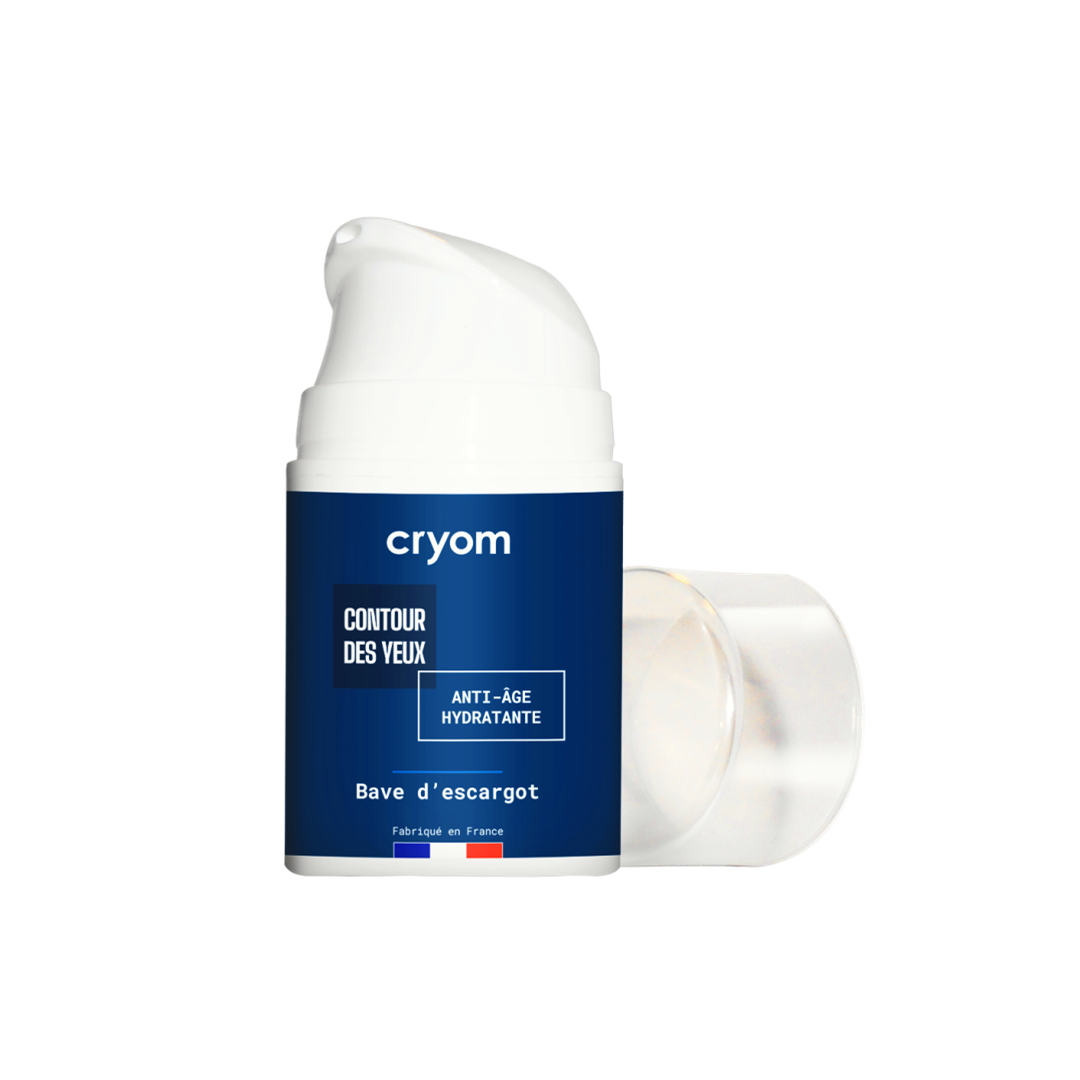 Crème visage à la bave d'escargot, spéciale contour des yeux - cryom