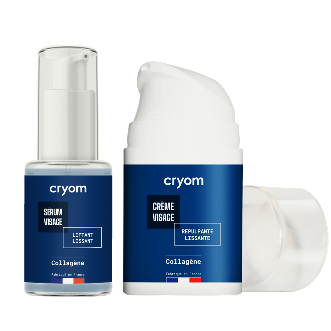 Collagen BOOSTER facial routine: serum + cream