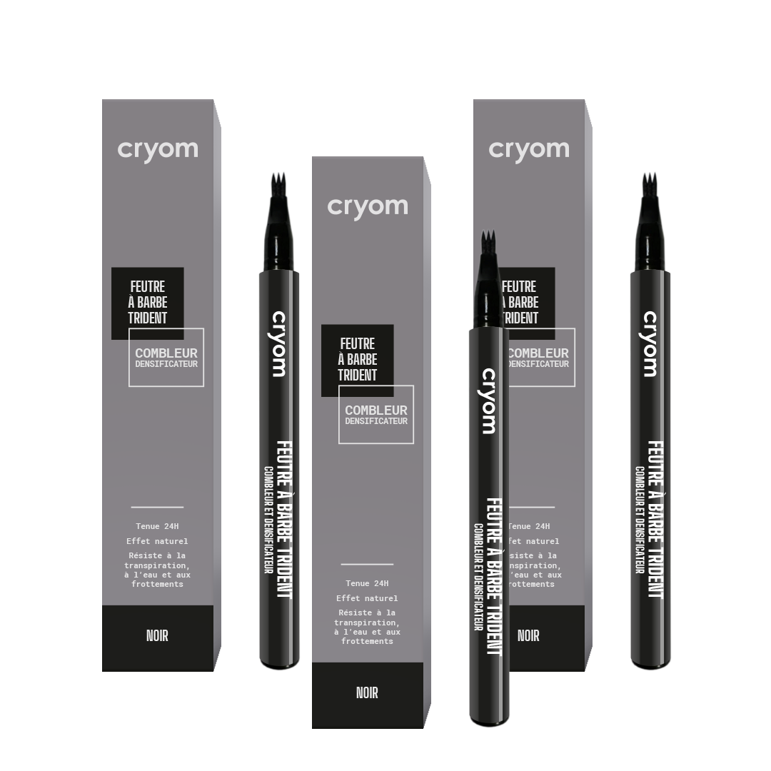 Feutre à barbe TRIDENT - Lot de 3
