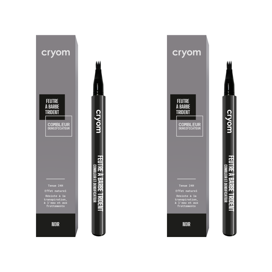 Feutre à barbe TRIDENT - Lot de 2