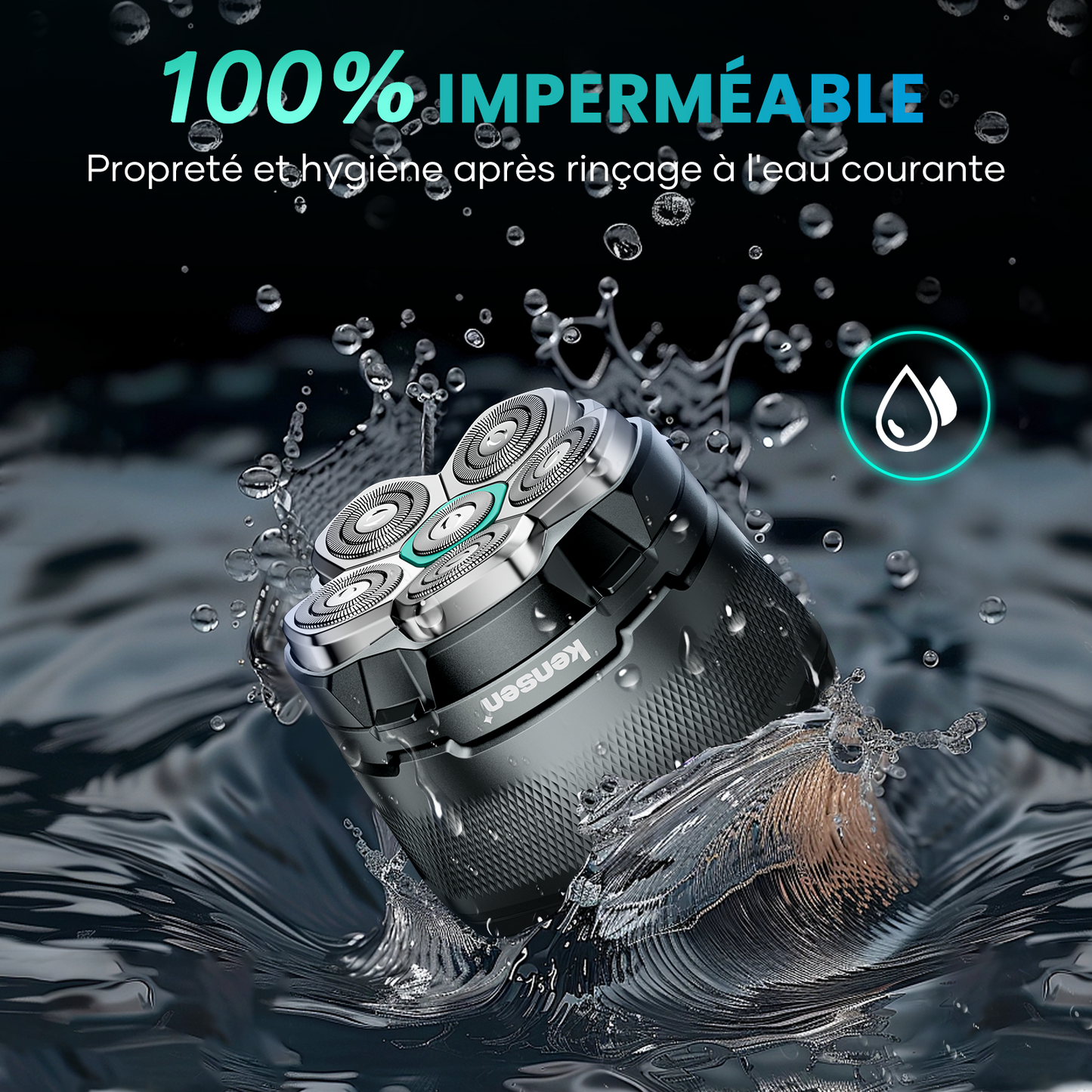 Bloc de rechange 6 têtes pour rasoir électrique pour crâne chauve ou rasé - Sélection CRYOM-KENSEN