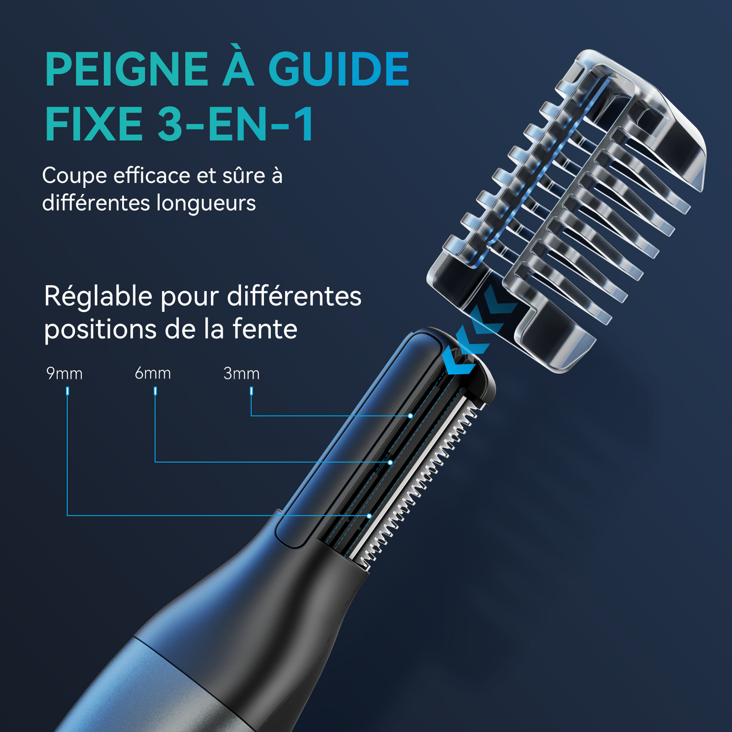 Tondeuse électrique corps, barbe et parties intimes pour Hommes - Sélection CRYOM-KENSEN