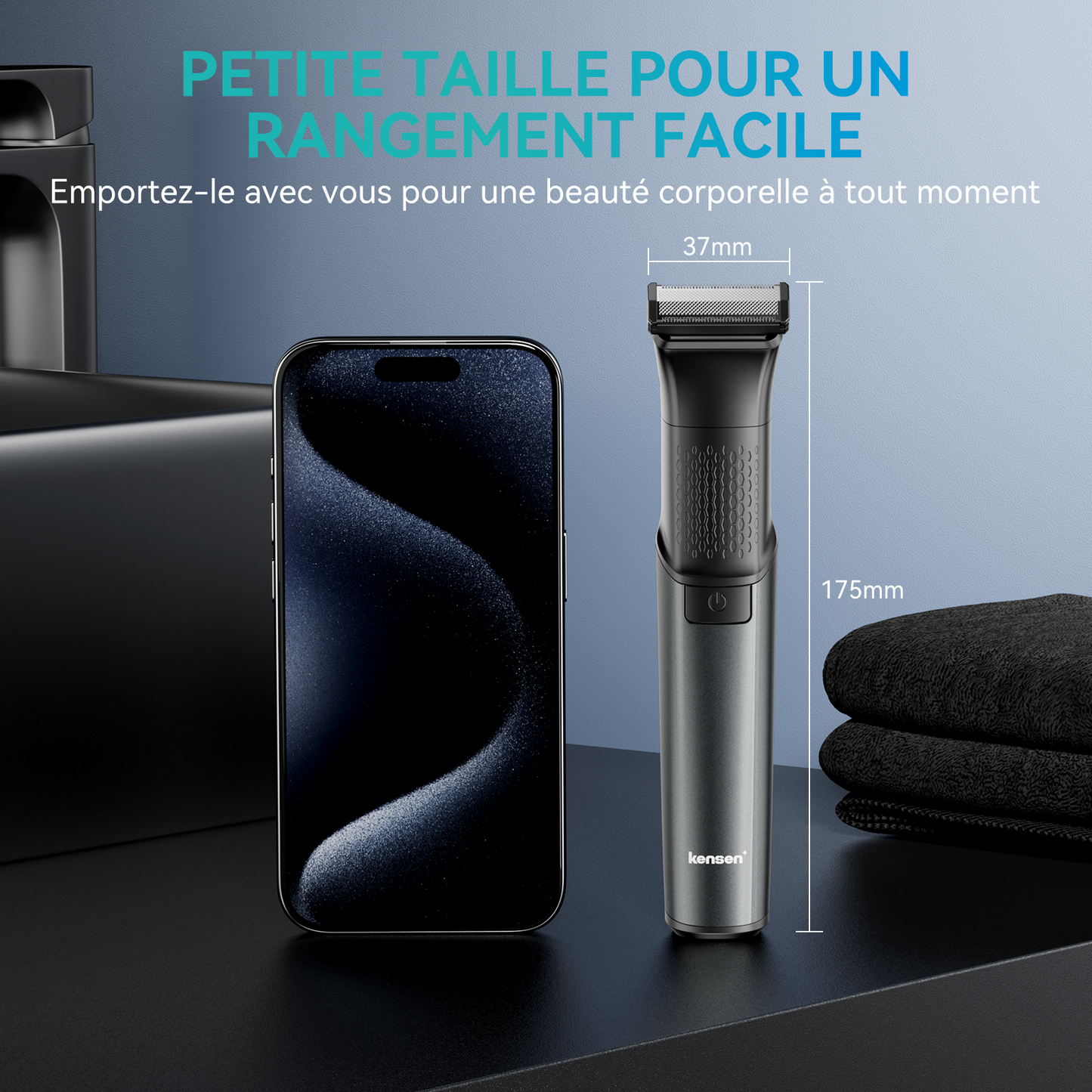 Tondeuse électrique corps, barbe et parties intimes pour Hommes - Sélection CRYOM-KENSEN