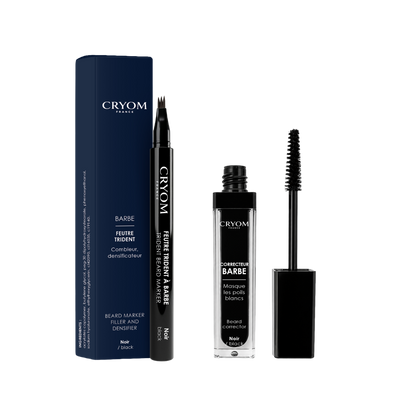 Kit Précision Barbe – Feutre Trident + Correcteur de Couleur