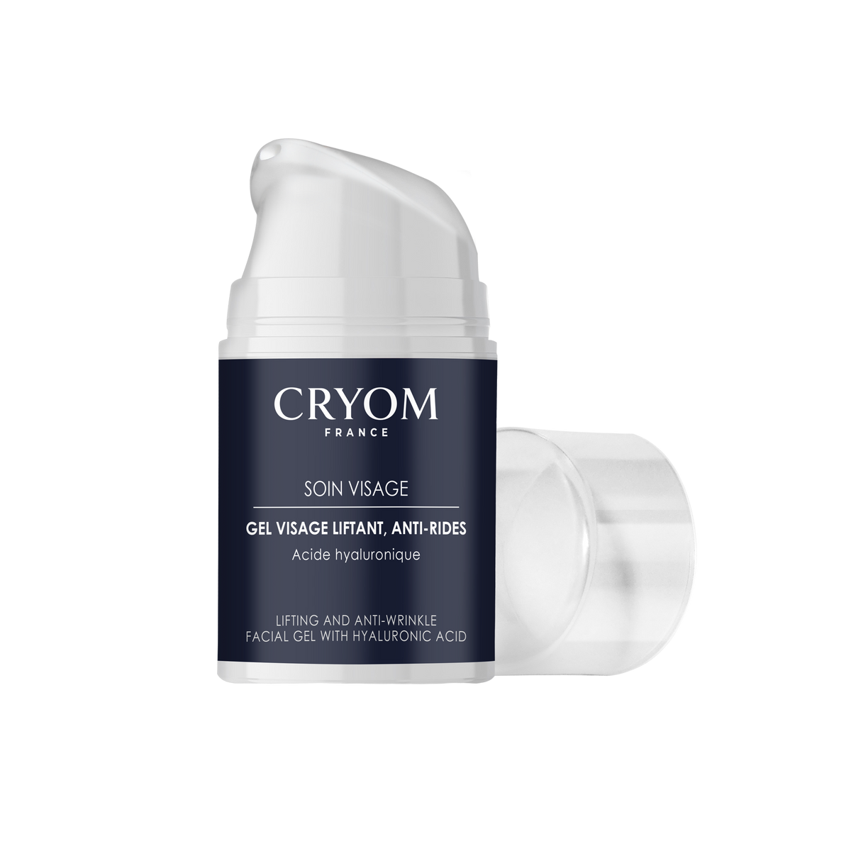Lifting and anti-wrinkle facial gel with hyaluronic acid