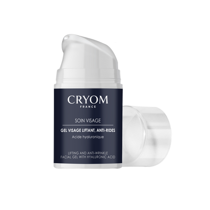 Lifting and anti-wrinkle facial gel with hyaluronic acid