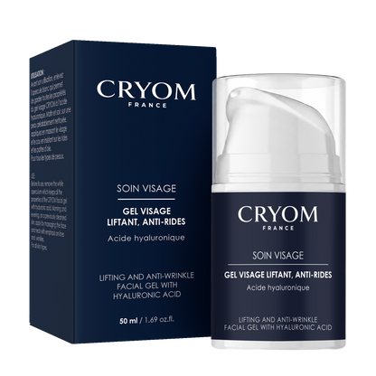 Lifting and anti-wrinkle facial gel with hyaluronic acid