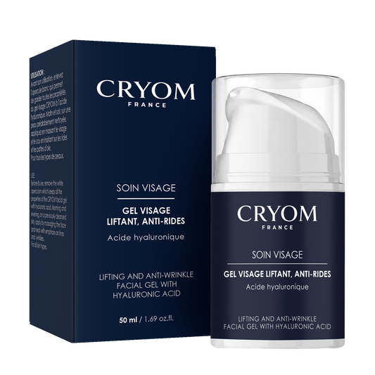Lifting and anti-wrinkle facial gel with hyaluronic acid