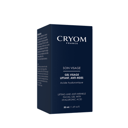 Lifting and anti-wrinkle facial gel with hyaluronic acid