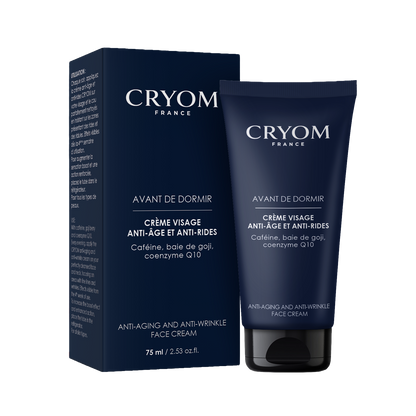 Crème visage homme anti-âge AVANT DE DORMIR – Anti-rides & Antioxydante