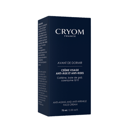 Crème visage homme anti-âge AVANT DE DORMIR – Anti-rides & Antioxydante