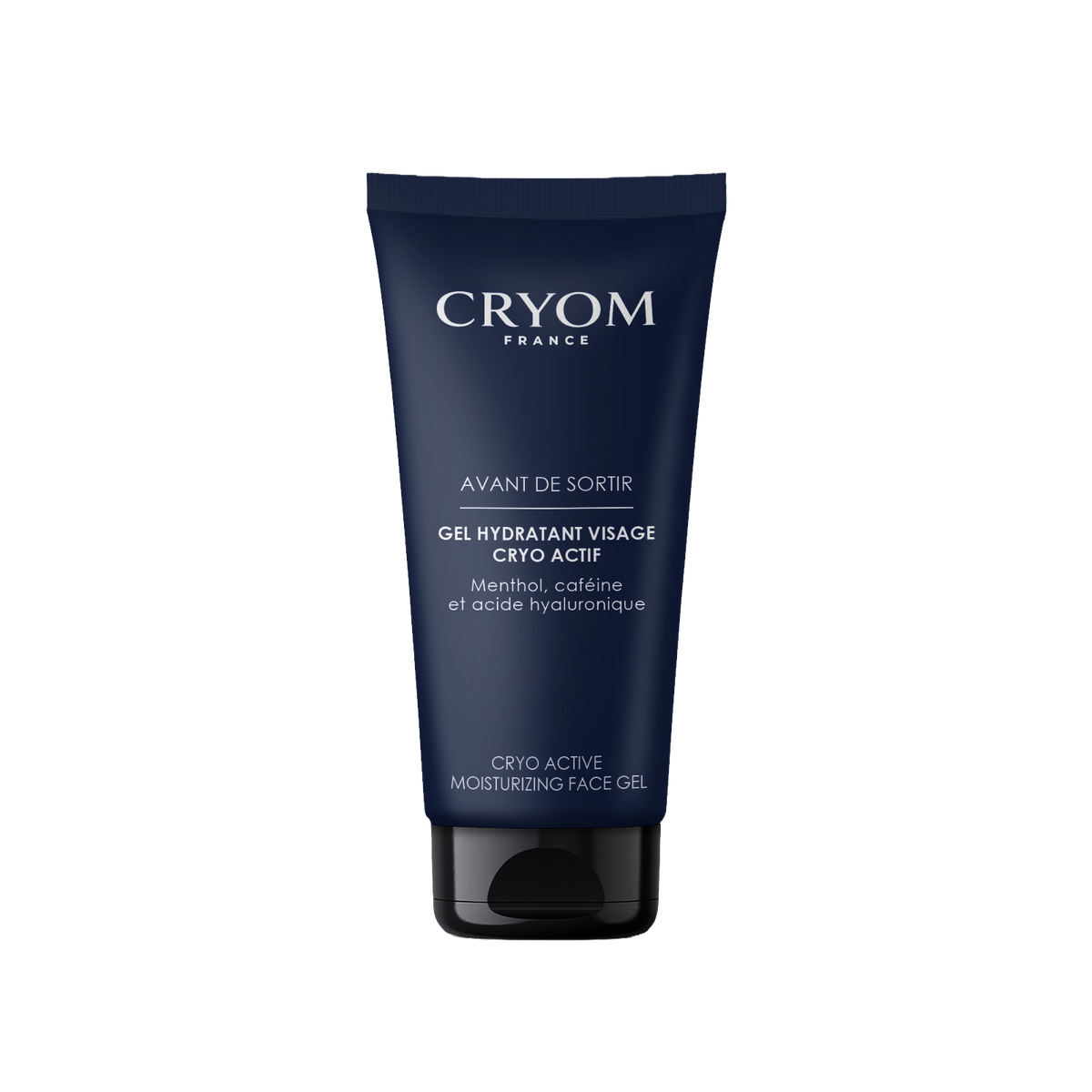Gel visage homme hydratant et rafraîchissant AVANT DE SORTIR – Hydratation 4h & effet froid immédiat