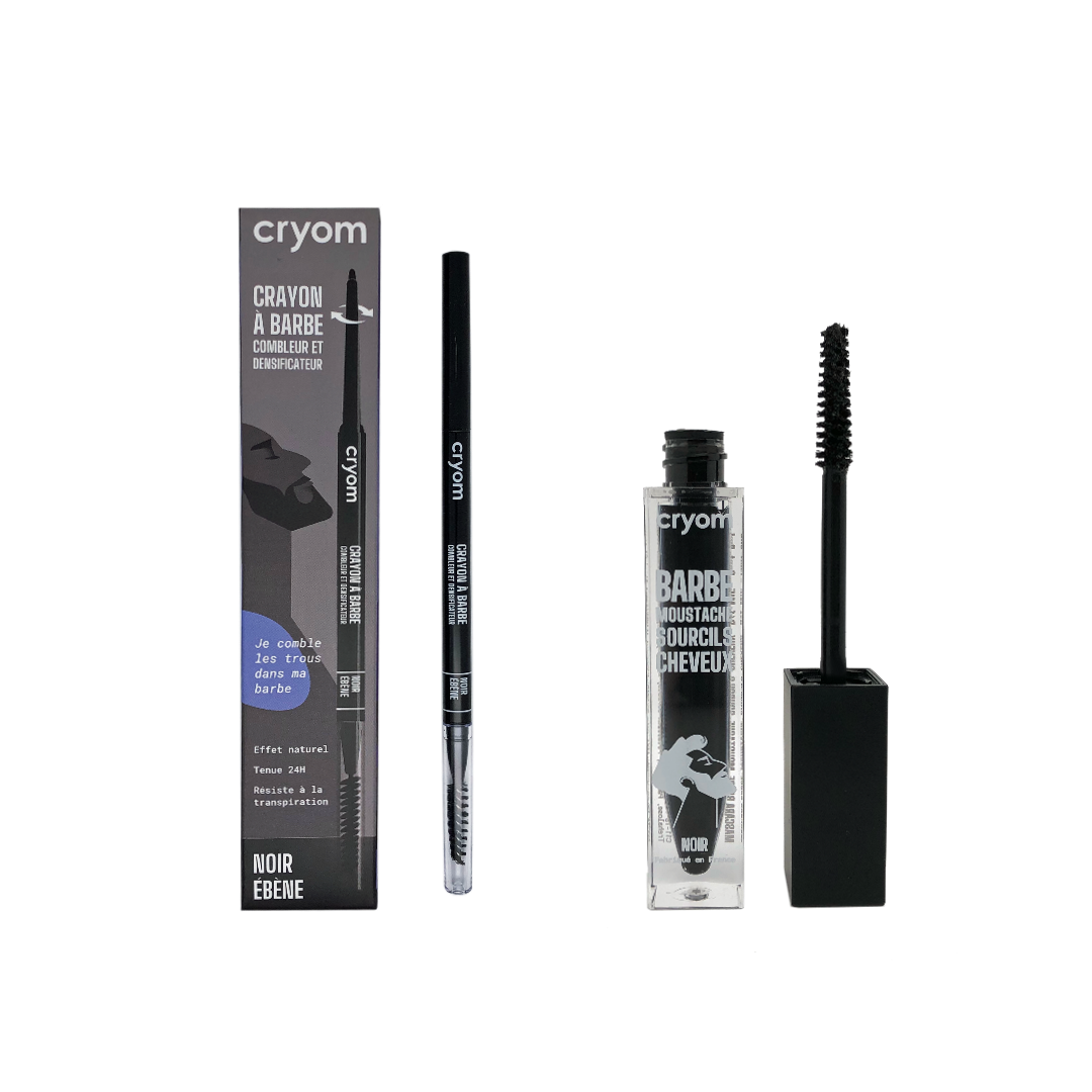 Routine Barbe : crayon + correcteur - cryom