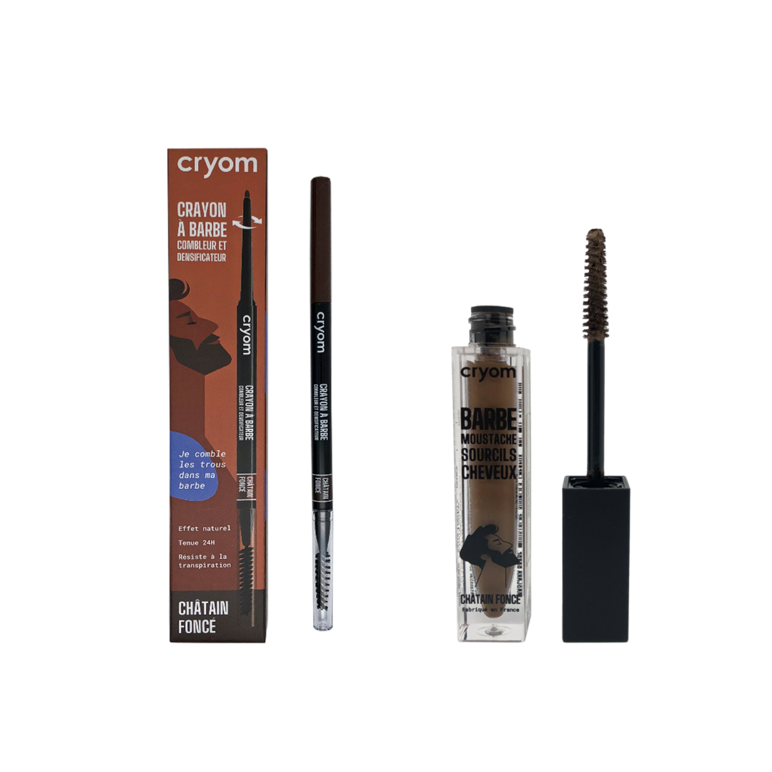 Routine Barbe : crayon + correcteur - cryom