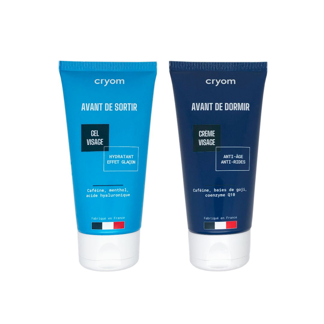 Routine visage AVANT DE SORTIR et AVANT DE DORMIR - cryom