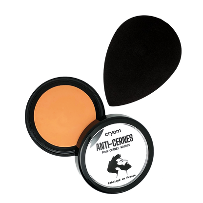 Kit anti-cernes pour cernes noirs : Correcteur + Applicateur Mousse