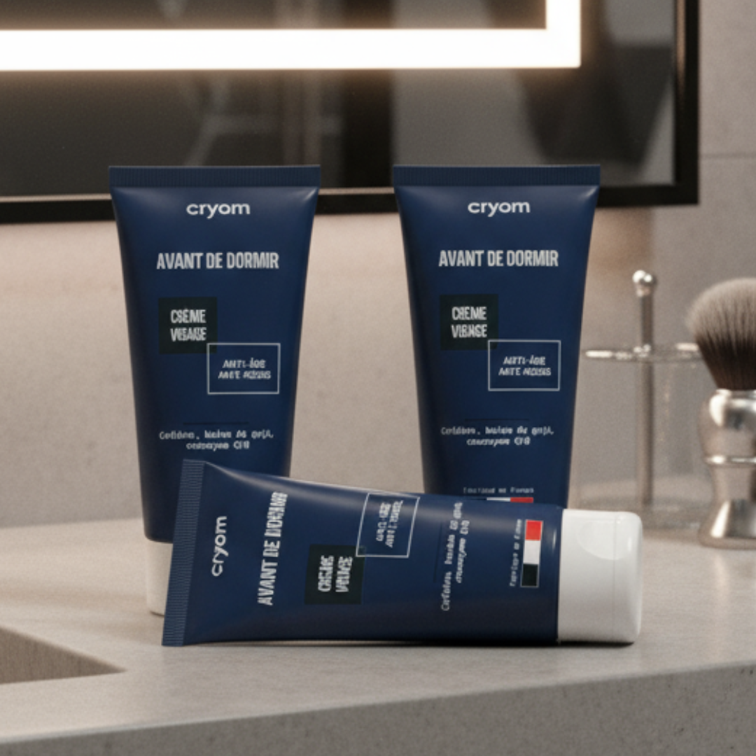 Crème visage anti-âge et anti-rides AVANT DE DORMIR - Lot de 3