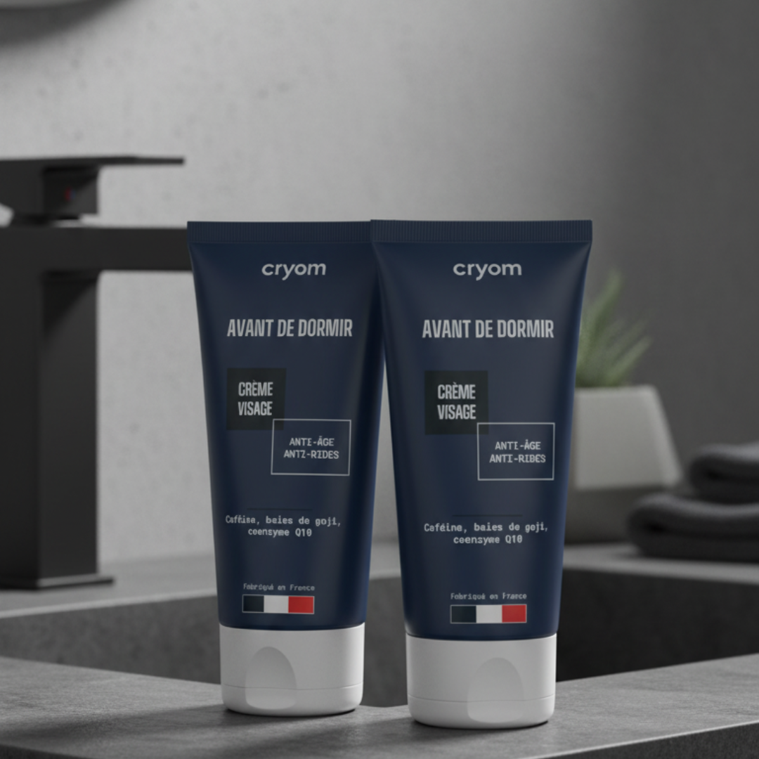 Crème visage anti-âge et anti-rides AVANT DE DORMIR - Lot de 2