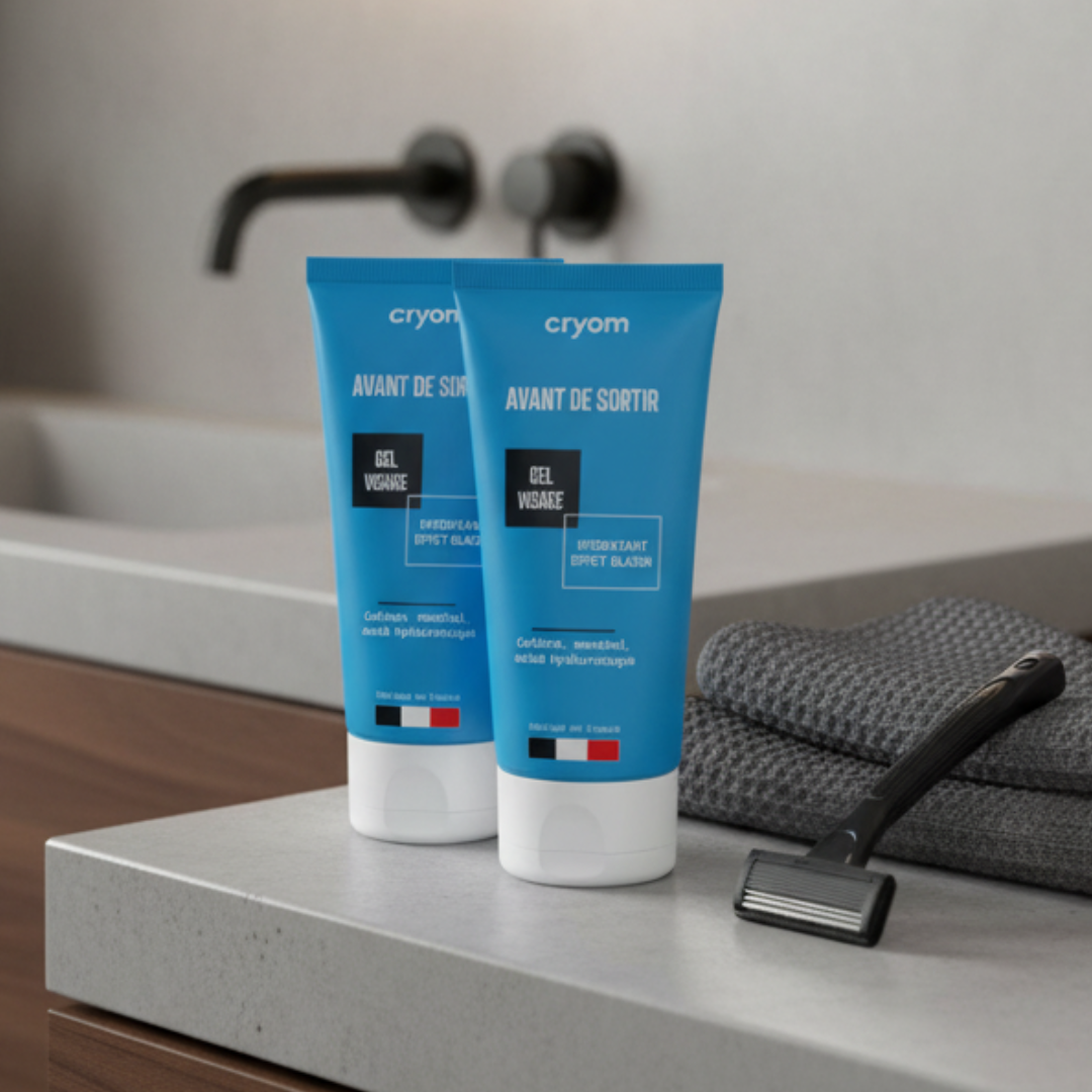Gel visage hydratant cryo-actif AVANT DE SORTIR - Lot de 2