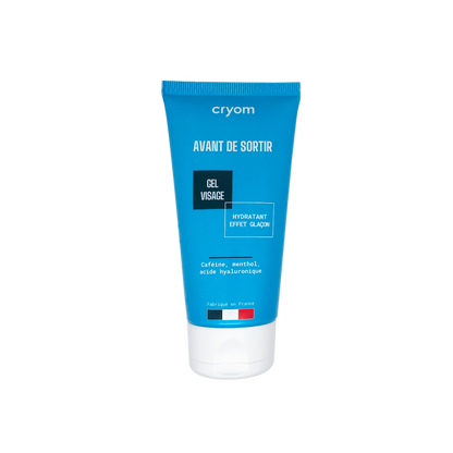 Gel visage hydratant cryo-actif AVANT DE SORTIR - cryom