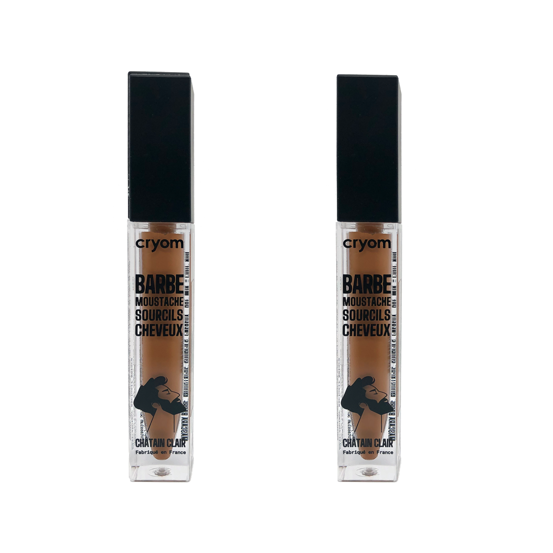 Correcteur de couleur pour barbe, sourcils et cheveux - Lot de 2