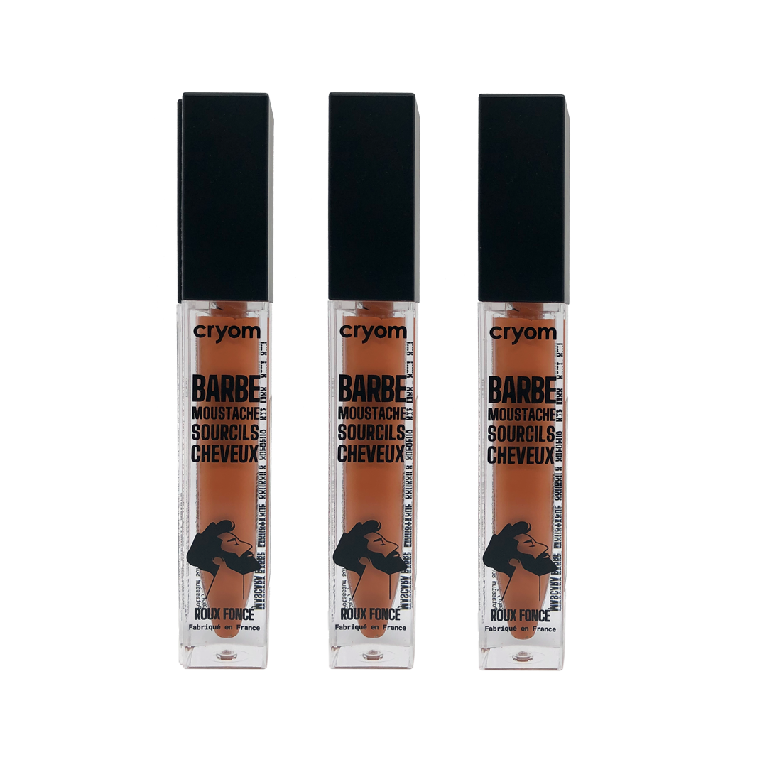 Correcteur de couleur pour barbe, sourcils et cheveux - Lot de 3
