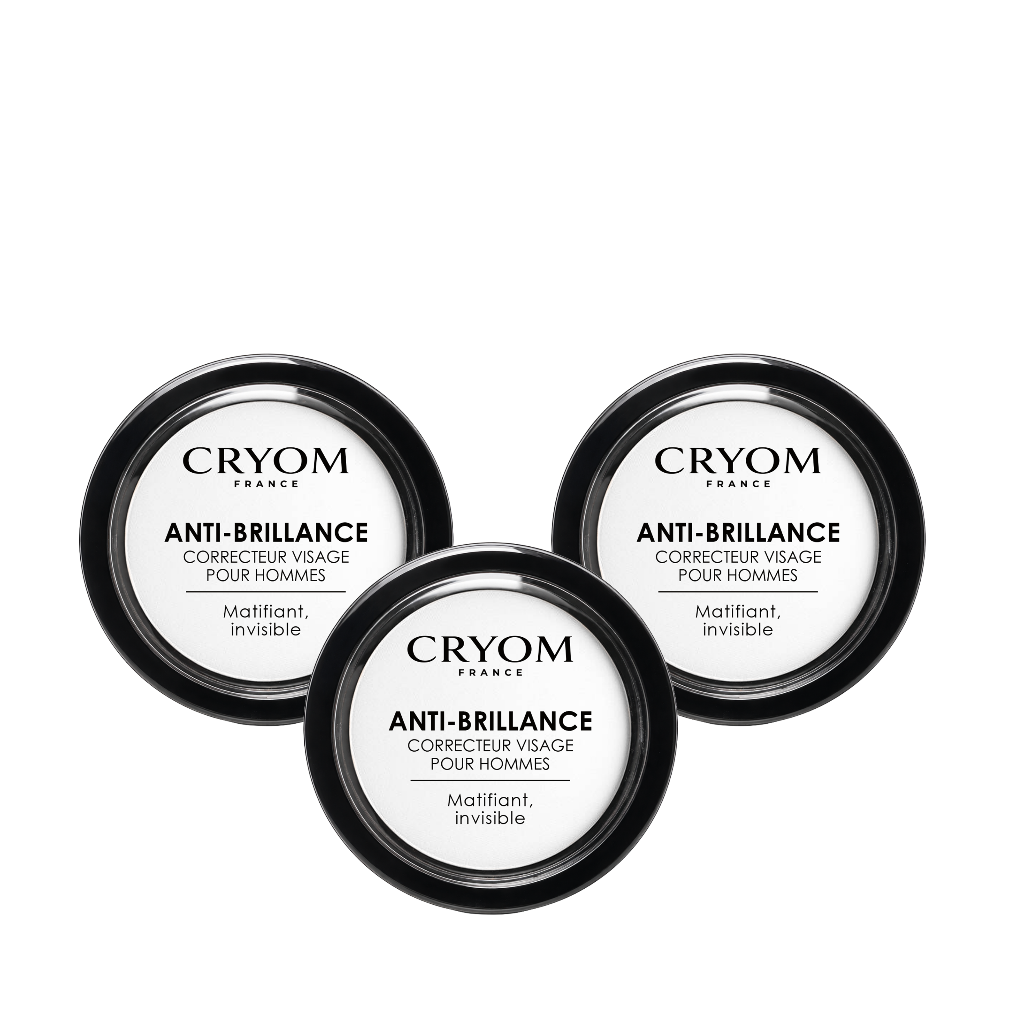 Correcteur visage anti-brillance - Lot de 3