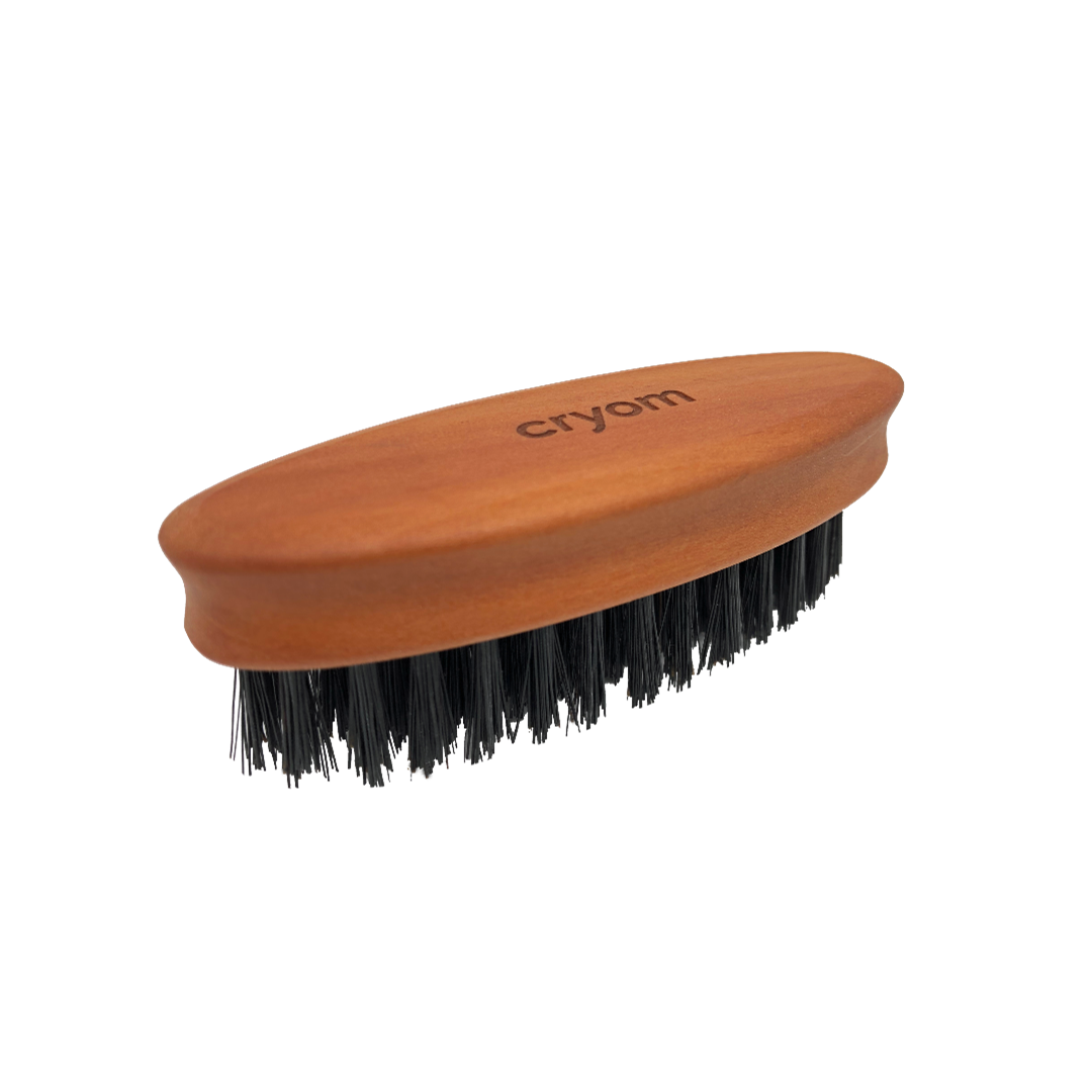 Brosse à barbe de poche, 100% poils de sanglier - cryom