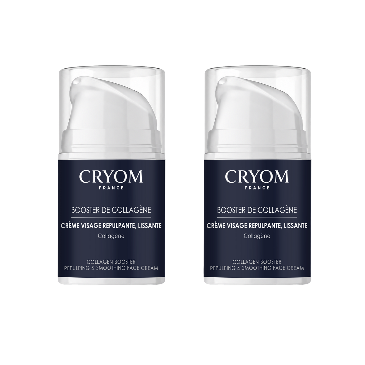 Crème visage BOOSTER de collagène - Lot de 2