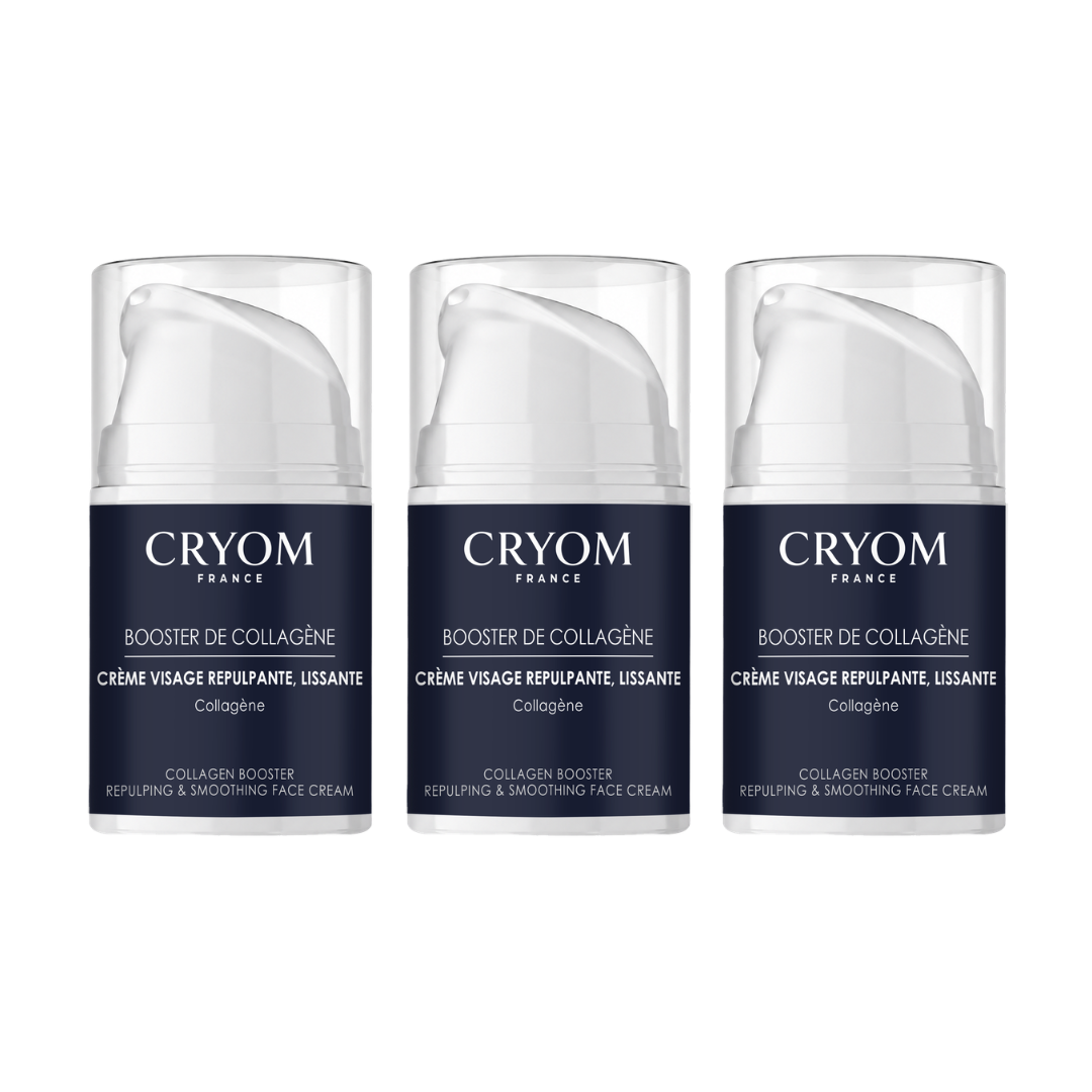 Crème visage BOOSTER de collagène - Lot de 3