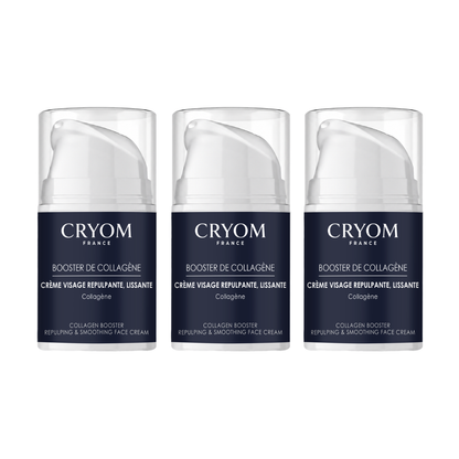Crème visage BOOSTER de collagène - Lot de 3