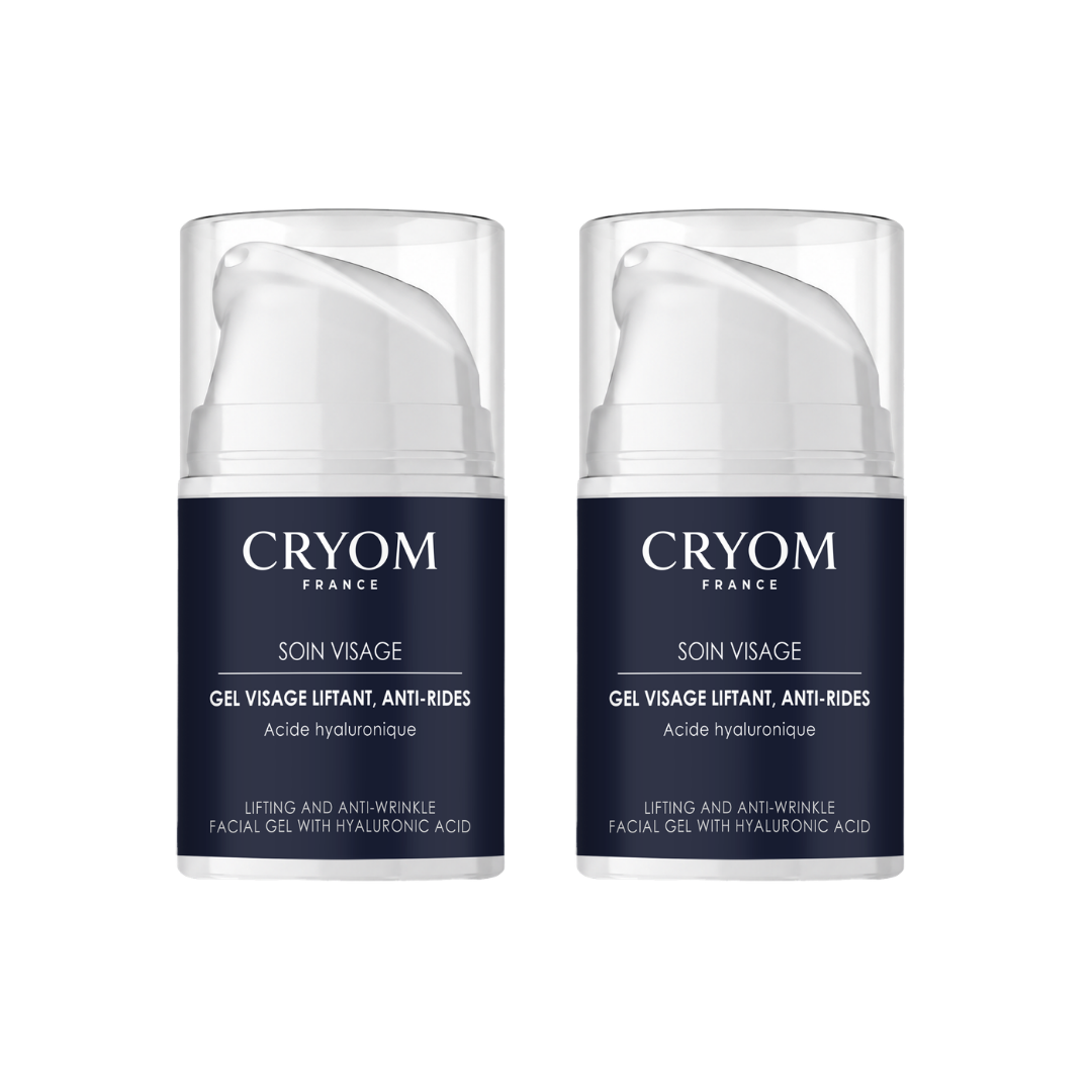 Gel visage liftant et anti-rides à l'acide hyaluronique - Lot de 2