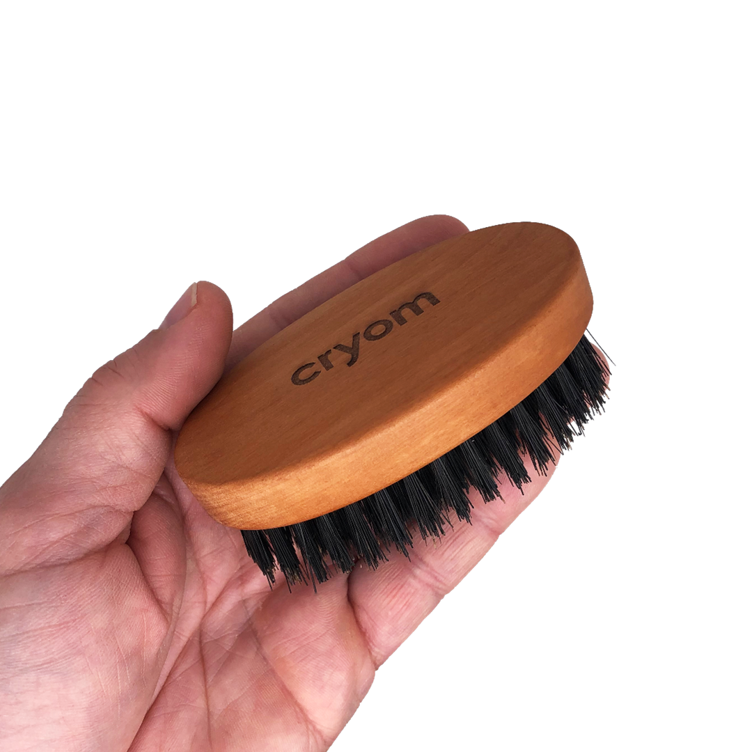 Grande brosse à barbe, 100% poils de sanglier - cryom