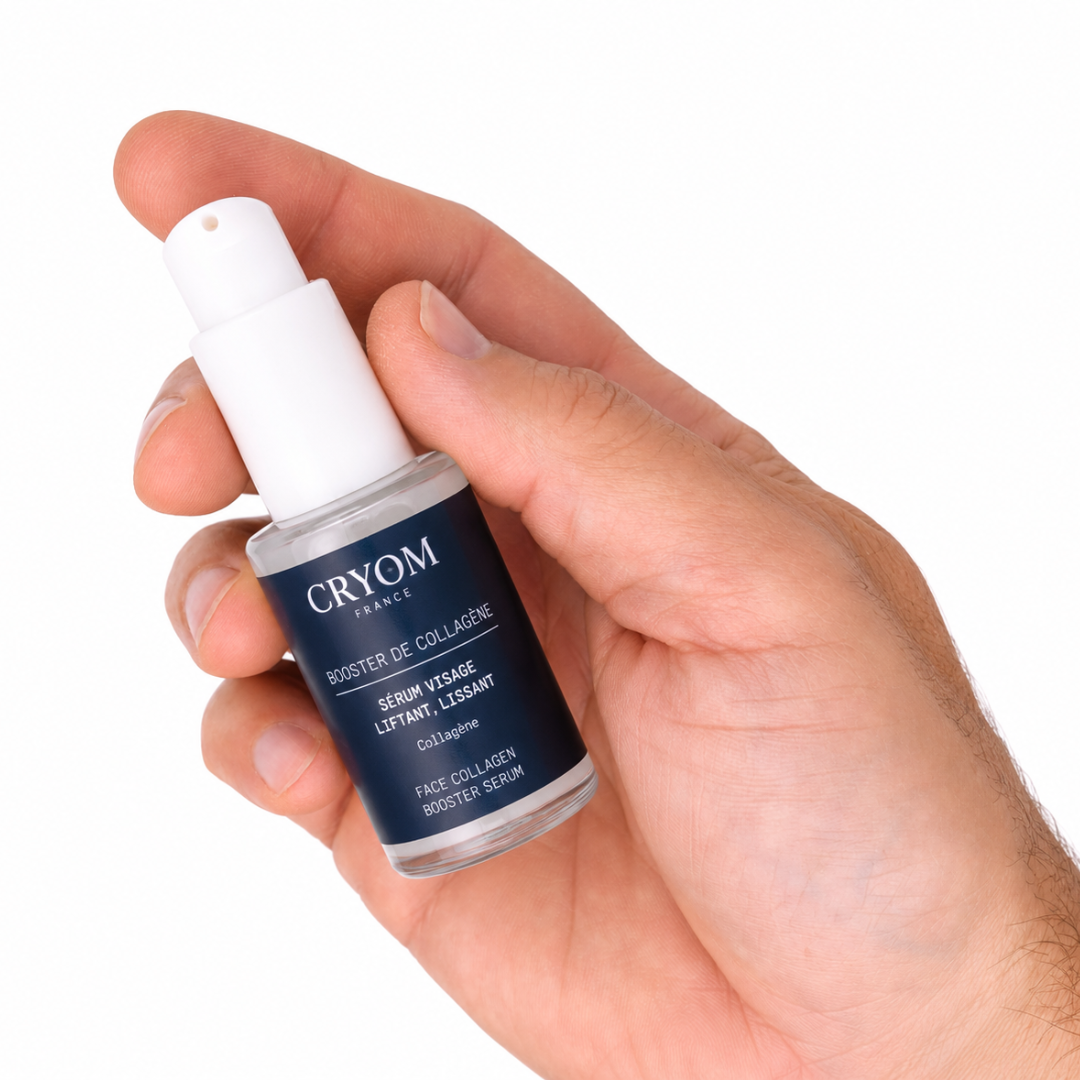 Sérum visage homme anti-âge BOOSTER DE COLLAGÈNE – Liftant et lissant