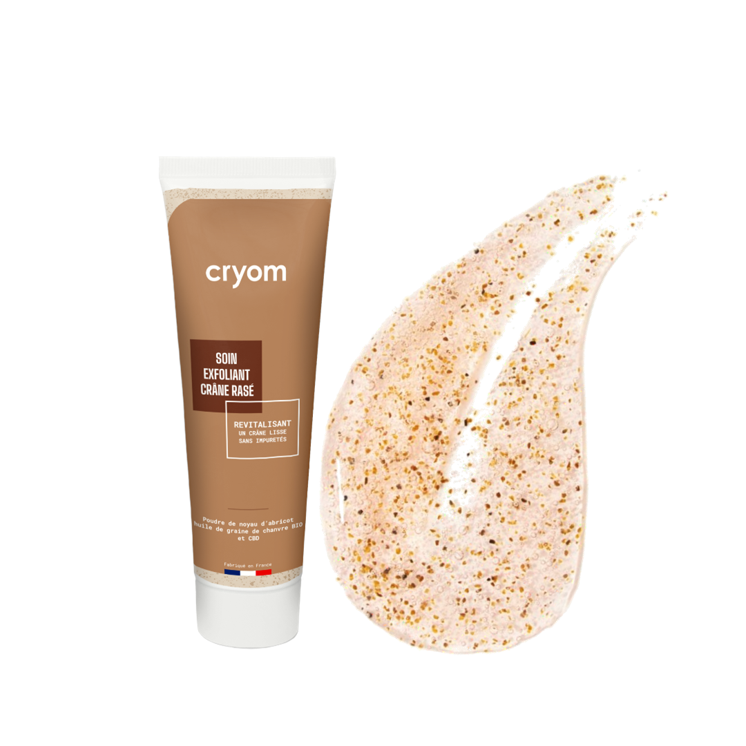 Soin exfoliant pour crâne rasé ou tendu - cryom