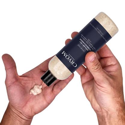 Routine du crâne rasé ou chauve – Exfoliant, huile & éponge Konjac