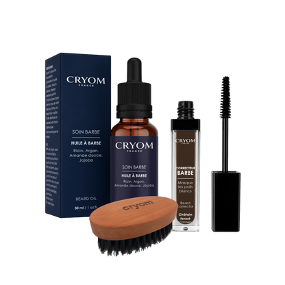 Kit d'entretien pour Barbes Longues – Correcteur, Huile & Brosse à Barbe