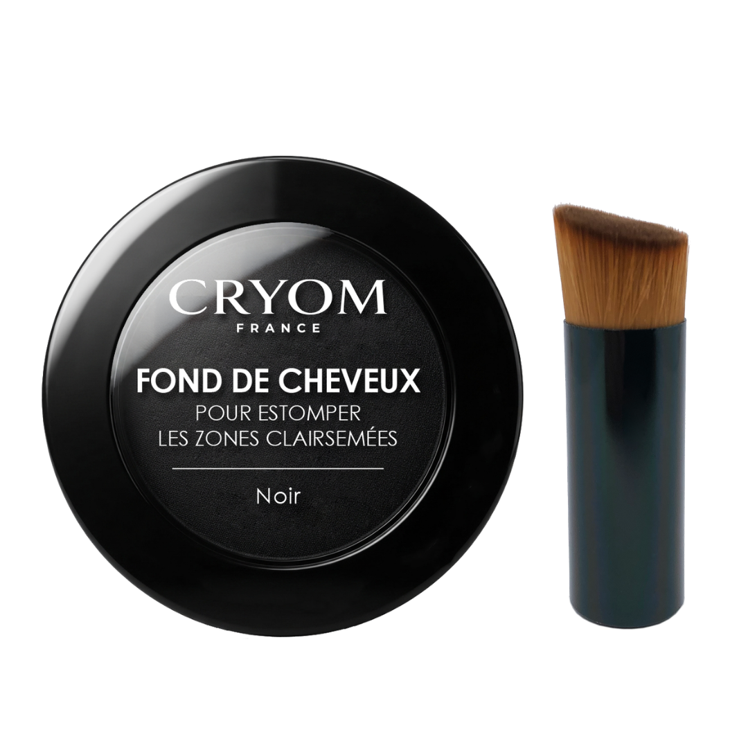 Kit cheveux clairsemés : Correcteur Fond de Cheveux + Applicateur Kabuki