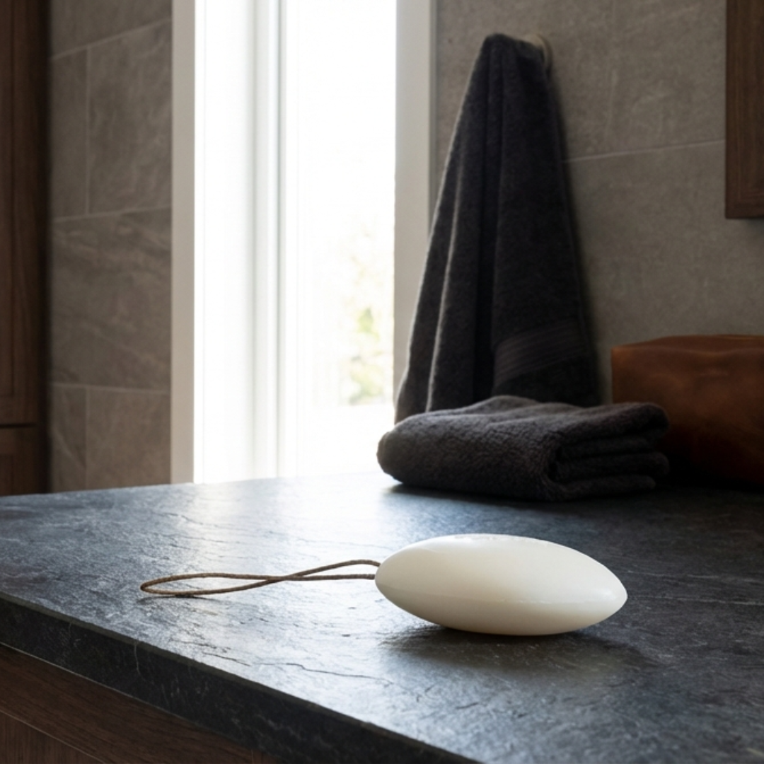 Savon galet à la bave d'escargot